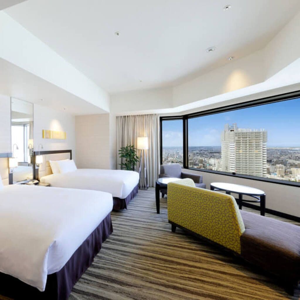 【宿泊】コーナーデラックスツイン　1泊2名朝食＋スパ付き